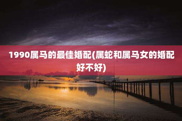 1990属马的最佳婚配(属蛇和属马女的婚配好不好)