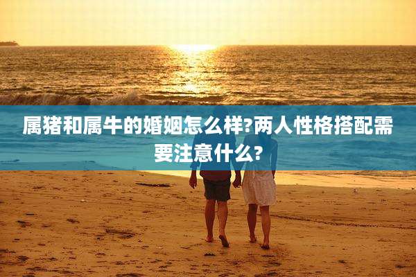 属猪和属牛的婚姻怎么样?两人性格搭配需要注意什么?