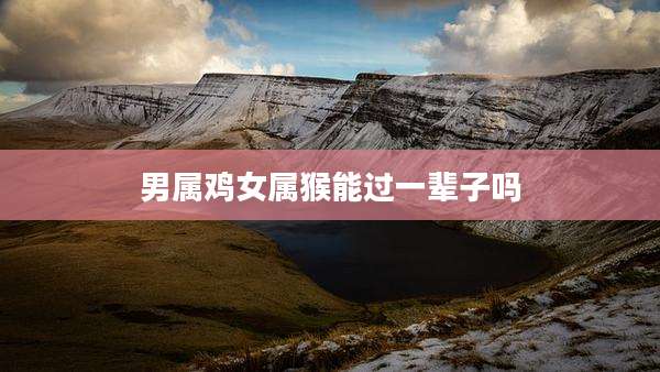 男属鸡女属猴能过一辈子吗