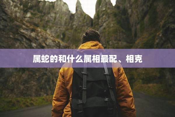 属蛇的和什么属相最配、相克