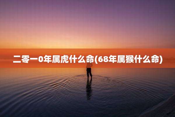 二零一0年属虎什么命(68年属猴什么命)