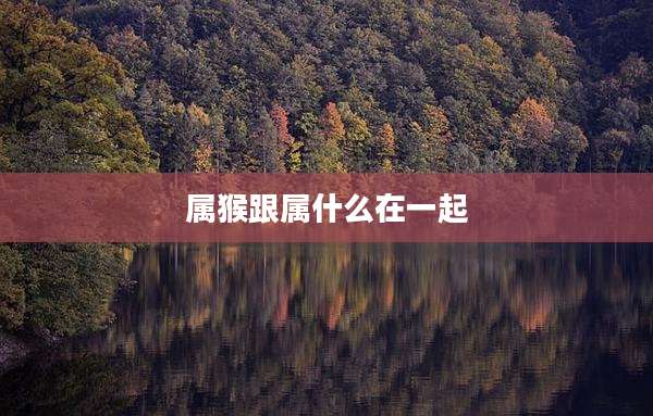 属猴跟属什么在一起