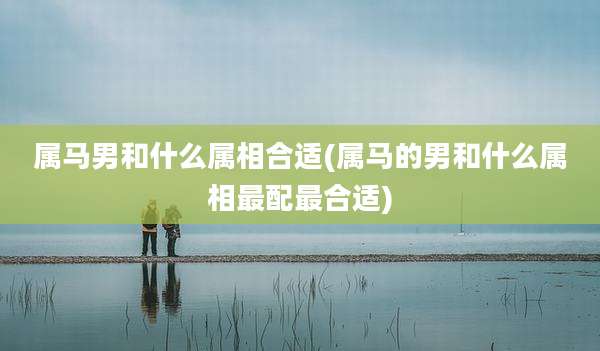 属马男和什么属相合适(属马的男和什么属相最配最合适)