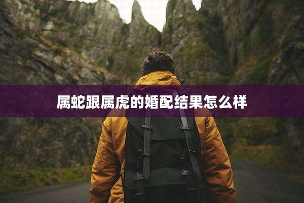 属蛇跟属虎的婚配结果怎么样