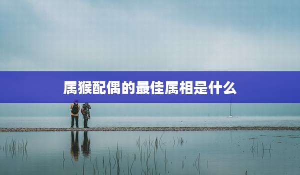 属猴配偶的最佳属相是什么