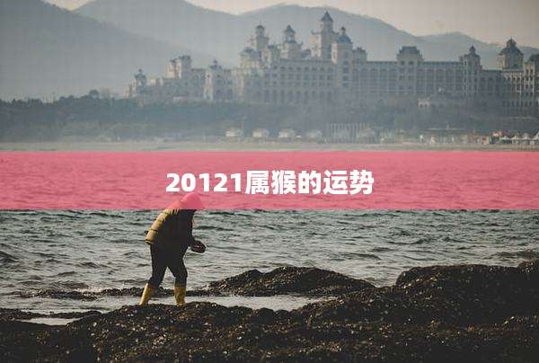 20121属猴的运势