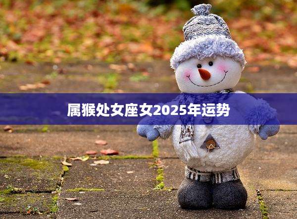 属猴处女座女2025年运势