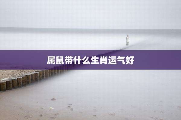 属鼠带什么生肖运气好