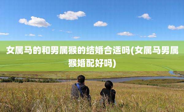 女属马的和男属猴的结婚合适吗(女属马男属猴婚配好吗)