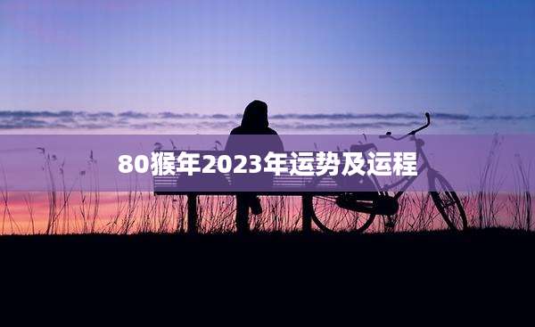 80猴年2023年运势及运程