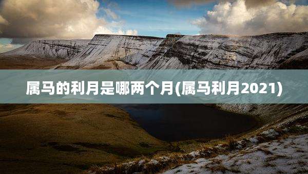 属马的利月是哪两个月(属马利月2021)