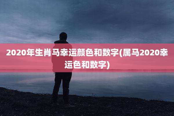 2020年生肖马幸运颜色和数字(属马2020幸运色和数字)