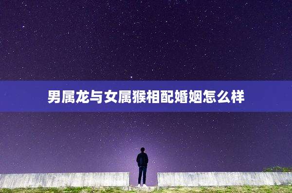 男属龙与女属猴相配婚姻怎么样