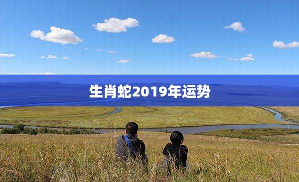 生肖蛇2019年运势