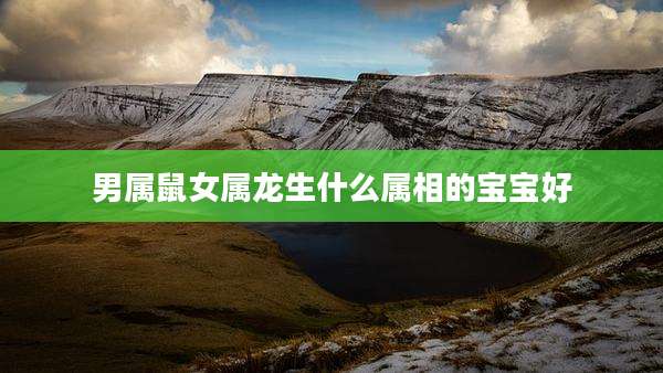 男属鼠女属龙生什么属相的宝宝好