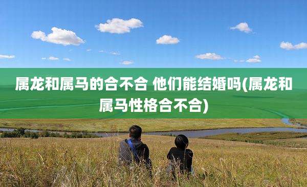 属龙和属马的合不合 他们能结婚吗(属龙和属马性格合不合)