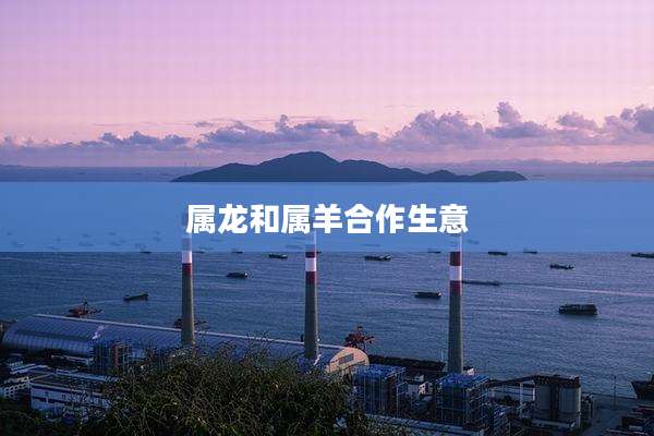 属龙和属羊合作生意