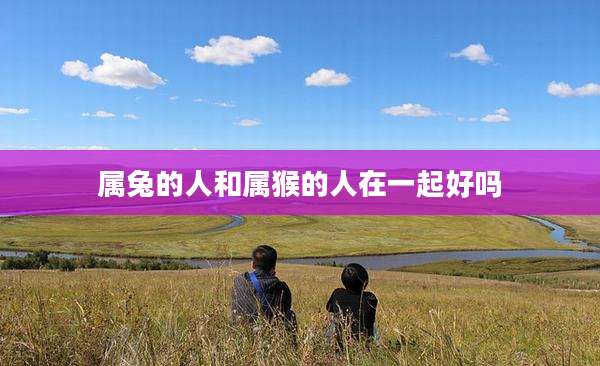 属兔的人和属猴的人在一起好吗