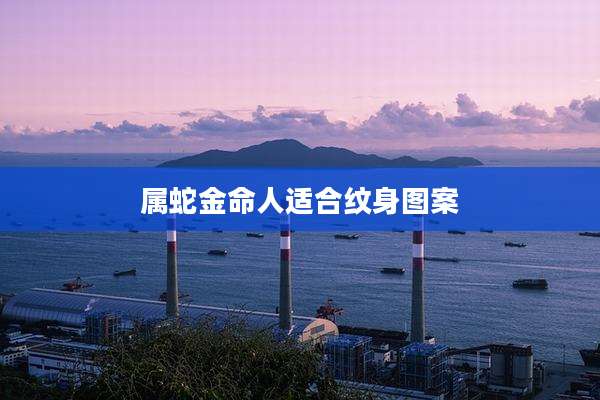 属蛇金命人适合纹身图案