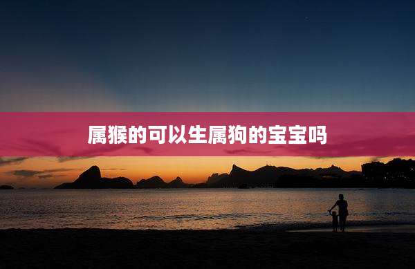 属猴的可以生属狗的宝宝吗