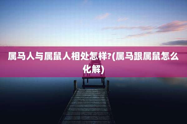 属马人与属鼠人相处怎样?(属马跟属鼠怎么化解)