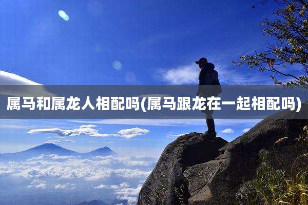 属马和属龙人相配吗(属马跟龙在一起相配吗)