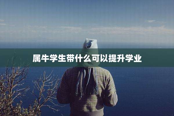 属牛学生带什么可以提升学业
