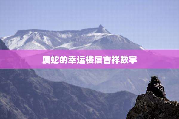 属蛇的幸运楼层吉祥数字