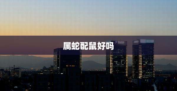 属蛇配鼠好吗