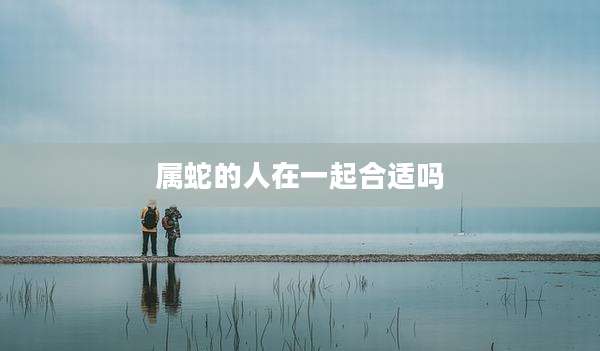 属蛇的人在一起合适吗