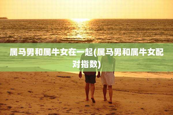 属马男和属牛女在一起(属马男和属牛女配对指数)