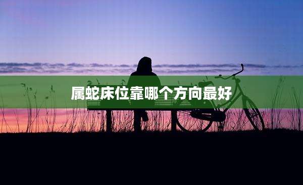 属蛇床位靠哪个方向最好