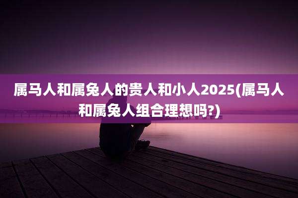 属马人和属兔人的贵人和小人2025(属马人和属兔人组合理想吗?)