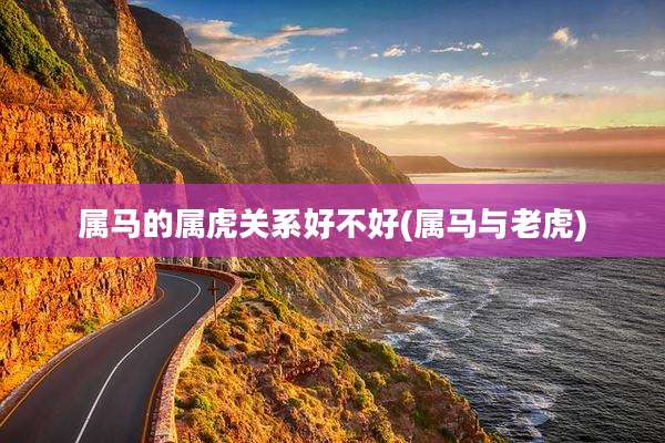 属马的属虎关系好不好(属马与老虎)