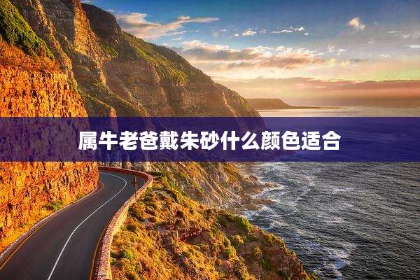 属牛老爸戴朱砂什么颜色适合