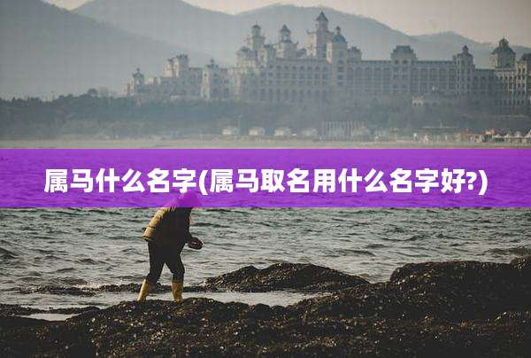 属马什么名字(属马取名用什么名字好?)