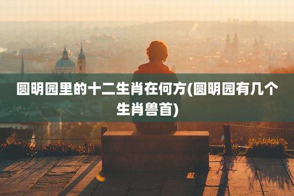 圆明园里的十二生肖在何方(圆明园有几个生肖兽首)