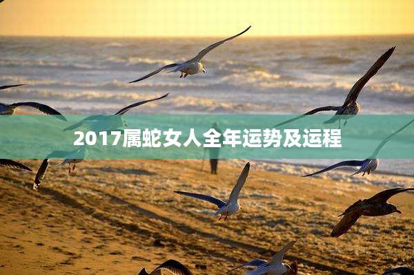 2017属蛇女人全年运势及运程