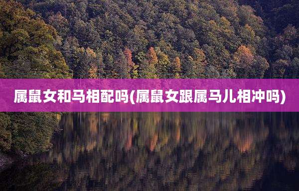 属鼠女和马相配吗(属鼠女跟属马儿相冲吗)