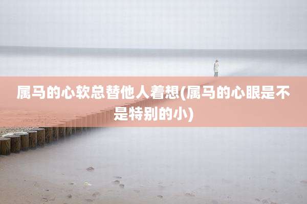 属马的心软总替他人着想(属马的心眼是不是特别的小)