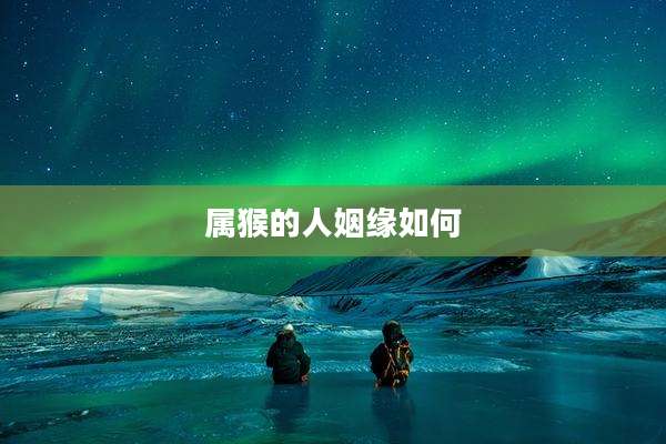 属猴的人姻缘如何