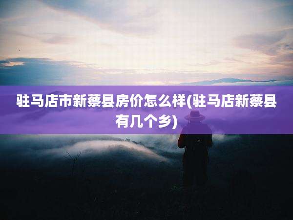 驻马店市新蔡县房价怎么样(驻马店新蔡县有几个乡)