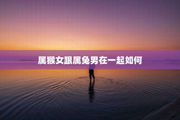 属猴女跟属兔男在一起如何