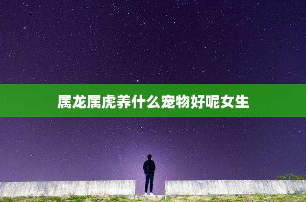 属龙属虎养什么宠物好呢女生