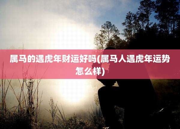属马的遇虎年财运好吗(属马人遇虎年运势怎么样)