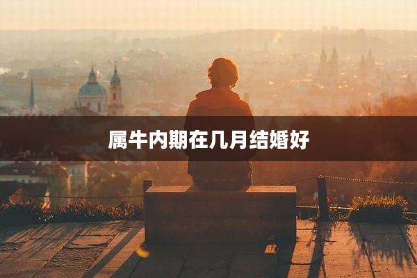 属牛内期在几月结婚好