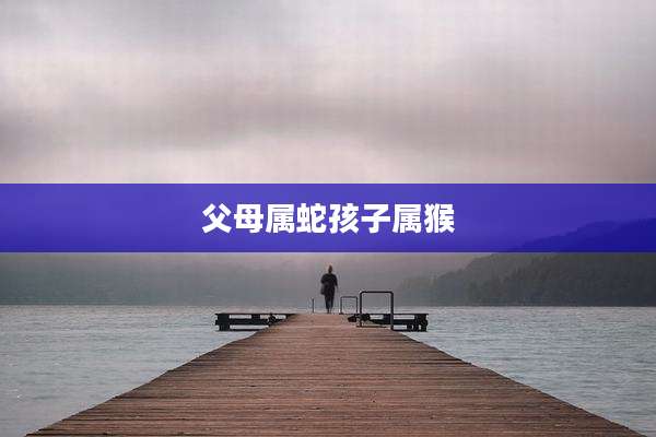 父母属蛇孩子属猴