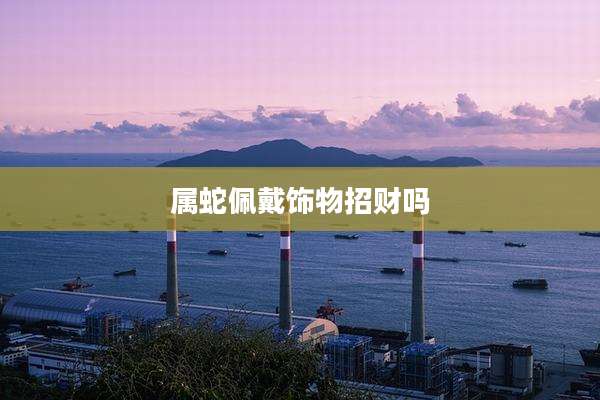 属蛇佩戴饰物招财吗