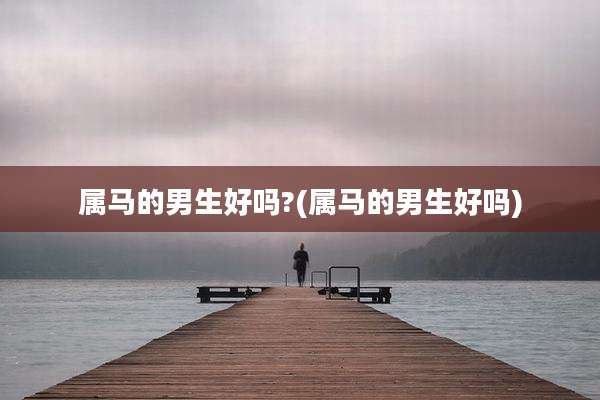 属马的男生好吗?(属马的男生好吗)