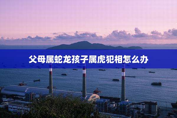 父母属蛇龙孩子属虎犯相怎么办